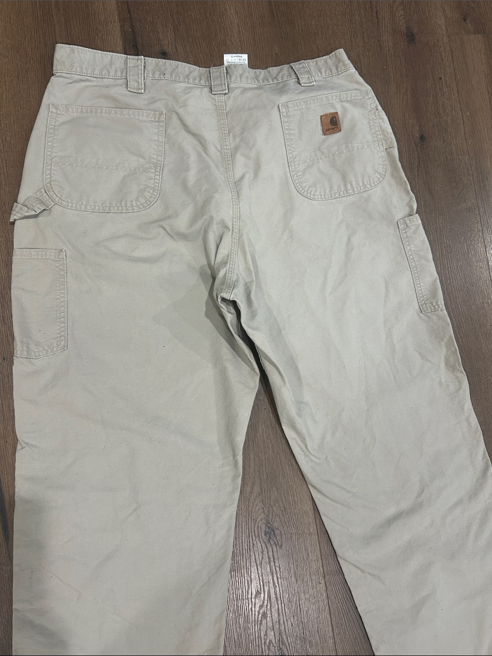 Carhartt Men's Casual Utility Pants in Beige !! 42x34 - Picture 6 of 7